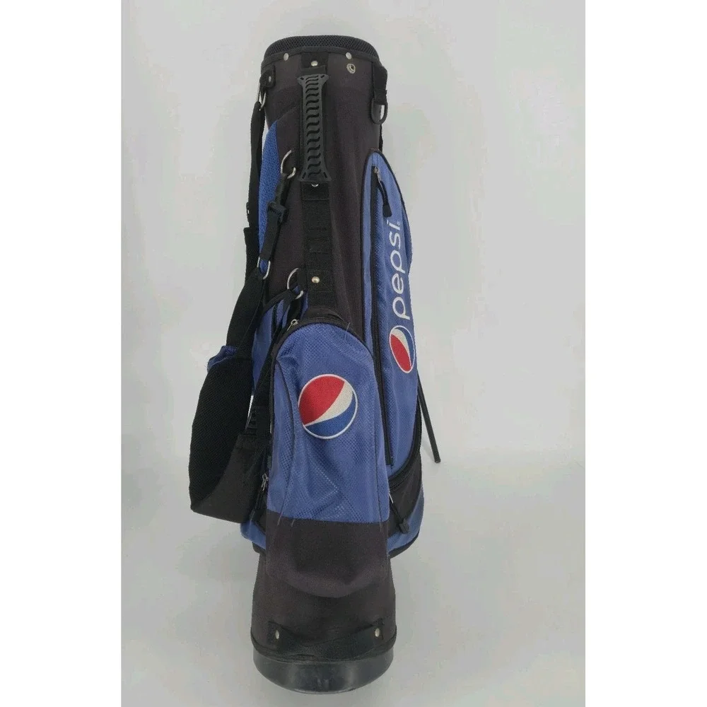 Pepsi Golf Stand Bag Blue Black Carry Bag Soda Logo Promo 34